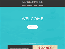 Tablet Screenshot of lajollacoaching.com
